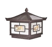 KNBVFHG Luces Solares De Columna Iluminación Para Portón De Patio De Villa Farola De Poste Exterior Para Muelle De Granja Lámpara De Poste Vintage Para Cubierta Para Sala De Estar, Dormitorio, Casa