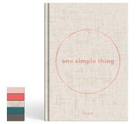 KNDRD One Simple Thing: A Wellness Journal for Women - Daily Self Care, Check-in, Gratitude & Wellness Indications for Mental Health and Personal Growth A5 - 3 months (Oatmeal - Premium Linen)