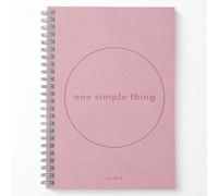 KNDRD One Simple Thing: A Wellness Journal for Women - Daily Self Care, Check-in, Gratitude & Wellness Indications for Mental Health and Personal Growth Journal A5 Wellness Journal - 3 months (Blush)