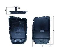 KNECHT FILTER Cárter de aceite, caja automática para BMW: Série 7, Série 3, Série 6, X5, Série 5, X6, X3 & LAND ROVER: Range Rover (Ref: HX 152)