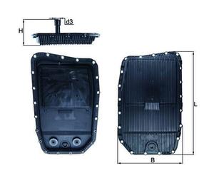 KNECHT FILTER Cárter de aceite, caja automática para BMW: Série 7, Série 3, Série 6, X5, Série 5, X6, X3 & LAND ROVER: Range Rover (Ref: HX 152)