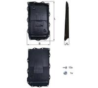 KNECHT FILTER Cárter de aceite, caja automática para BMW: Série 7, X3, X6, Série 3, Série 2, M3, Série 5, Série 4, Série 6, M4, M5 (Ref: HX 184KIT)