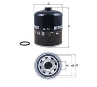 KNECHT FILTER Cartucho del secador de aire, sistema de aire comprimido (Ref: AL 14D)