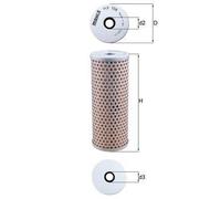 MAHLE HX 108 Filtro hidráulico dirección