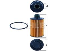 KNECHT Filtro Aceite para Jeep Grand Cherokee IV 3.0 CRD V6 4x4 Maserati Ghibli