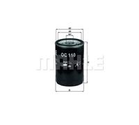 KNECHT Filtro de Aceite Filtro Rosca para Mercedes-Benz 190 E 1.8 Salón