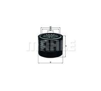 KNECHT Filtro de Aceite OC 286 para Toyota Corolla Liftback 2.0 D 1.8 Franco 1.5