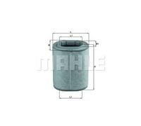 KNECHT Filtro de Aire Elementos Filtro Apto para Land Rover Range 4.4 4x4