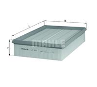 KNECHT Filtro de Aire Elementos Filtro Apto para Opel Vectra B 2.2i 16V 2.0 Dti