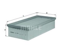 KNECHT Filtro de Aire Elementos Filtro para Toyota Avensis Estación Vagón 2.0 Td