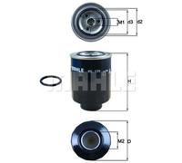 KNECHT Filtro de Combustible Filtro Rosca Apto para Toyota Corolla Ford Ranger