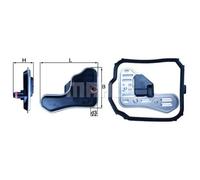 KNECHT Filtro Hidráulico Automático Para Peugeot 207 CC 1.6 16V 206