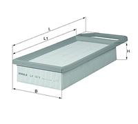 knecht LX 1619 Filtro de Aire