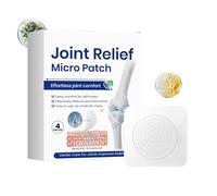 Knee Patch - Adhesive Comfort Pads, 4PCS Natural Support Wrap for Wrists Knees Recovery Relief, Sports Fitness Postworkout Care Patches for Travel Work Daily Exercise Use, Body Support Wellness Pads