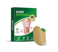 Knee Patch, Adhesive Joint Sticker, 5.51in Portable Support Patch, Long Lasting Herbals Formula, Flexible Pain Reliever for Athletes, Runners, Seniors, Daily Workout, Yoga, Sports