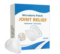 Knee Patches, 4-Piece Natural Soothing Extra Strength Muscle Relief Patch with Durable Design for Back Leg Shoulder Muscles Seniors Adults Home Travel Office Daily Use