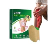Knee Patches, Joint Support Stickers, 10.2cm/4.02 Inches Pads, Long Lasting Adhesive, Plant-Based Formula, 36 Pieces for Athletes, Runners, Seniors, Yoga, Daily Workout Use