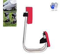Kneeling Device for Gardening, Ergonomic Knee Seat for Gardening, Labor-Saving Garden Kneeler and Seat, Portable KneeSeatfor Prevent Leg Numbness (Red)