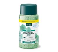 Kneipp Cristales de baño para resfriados - Sales de baño - con sal natural profunda de Saline Luisenhall y aceites esenciales naturales de eucalipto y menta - efecto aromático - 600 g