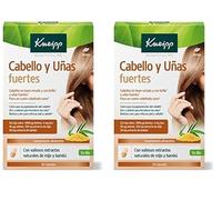 Kneipp Cabello y Uñas Fuertes, Complemento Alimenticio con Biotina, Selenio, Cobre, Zinc, Mijo y Bambú, Vitaminas para el Cabello, Multivitaminas Mujer, 30 Cápsulas (Paquete de 2)