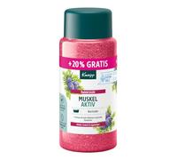 Kneipp Cristales de baño musculares activos, tamaño especial, con valioso aceite esencial de enebro, eucalipto y romero, cálido y beneficioso para la musculatura, edición limitada, 720 g