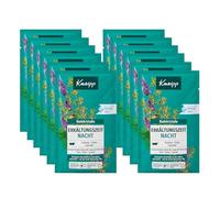 Kneipp Cristales de baño para resfriados nocturnos, con aceites esenciales de lavanda, tomillo y abeto, relajado para dormir en estaciones frías, 12 x 60 g