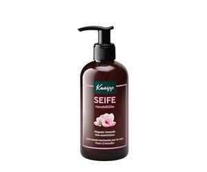 Kneipp Jabón crema nutritivo en flor de almendro, jabón cremoso para la limpieza de manos antibacteriana, aceites esenciales naturales para una experiencia aromática especial, 250 ml