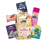 Kneipp Naturkind - Juego de regalo para niños con 5 productos de edición de superhéroes y princesas de mar, 2 colores, baño de burbujas, champú y ducha