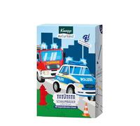 Kneipp Naturkind Tatütata - Set de regalo para pequeños bomberos y aficionados a la policía, baño de espuma para la piel sensible de los niños, 3 x 40 ml