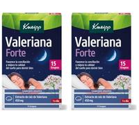 Kneipp Valeriana Forte, Solución para Conciliar el Sueño, Ayuda a Dormir en Caso de Estrés Ocasional, 15 Grageas (Paquete de 2)