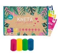 KNETÄ Juego de Plastilina Vegana Juguetes para Niños a partir de 1 Año (4 Unidades, Juego de 4 XL), No Tóxico