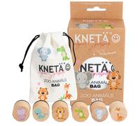 KNETÄ Juego de sellos de madera *ZOO Animals* Idea de regalo para niños I Herramienta para amasar I Accesorios de plastilina