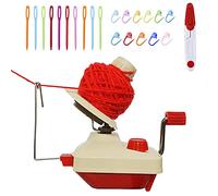 Knewmart Bobinadora de Hilo,Kit de bobinado de Lana de Punto con Tablero de Bobina,1Bobinadora de Hilo + 1PC Tijeras (22)