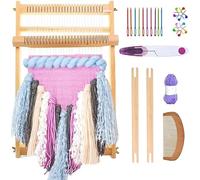Knewmart Telar de madera para principiantes, 39 x 25 cm con kit de tejido