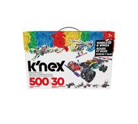 K'NEX 80208 Wings and Wheel Building Set, 3D Educational Toys for Kids, 500 Piece Stem Learning Kit, Engineering for Kids, Colourful 30 Model Building Construction Toy for Children Aged 7 +