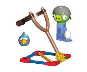 K'Nex Angry Birds Blue Bird vs. Helmet Pig Building Set [29 PCS] , color/modelo surtido