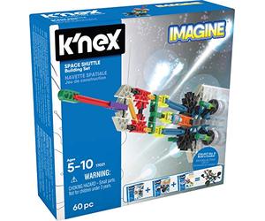 K'Nex Basic Fun 520 17020 Imagine Toy Set Space Shuttle Construction-60 Pieces-Ages 5-10 EA Intro Vehicle Assorted, Multicolor