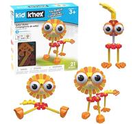 Basic Fun Kid K'NEX Safari Mates Set de Construcción 5 Modelos, Kit de Manualidades para Niños, 21 Piezas, Juguete Educativo y Divertido para Niños y Niñas, Juguete de Construcción a partir de 3 Años