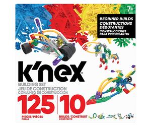 K'Nex Clásicos 125 PC 10 Modelo Principiante Construye Edificio Set Niños Tallo