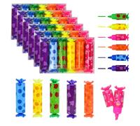 KNGNGK 36 Mini Resaltadores, Lindos Subrayadores de Caramelo para Niños Estudiantes - 6 Colores, Divertido Mini Rotuladores para Etiquetar, Dibujar, Guardar en un Estuche (Estilo Frutal)