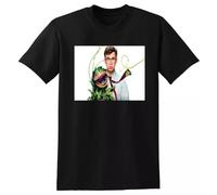 KNHBtuhv2 Little Shop of Horrors T Shirt 1986 BLURAY DVD Cover Black 3XL