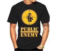 KNHBtuhv2 Music Public Enemy Fitness Men T Shirt Black S