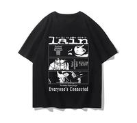 KNHBtuhv2 Series Experimental Lain T-Shirt Black 3XL