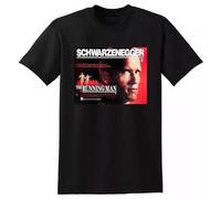 KNHBtuhv2 The Running Man T Shirt 1987 Movie Poster Black XXL