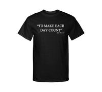 KNHBtuhv2 To Make Each Day Count Titanic Jack Dawson Quote Style T-Shirt Black S