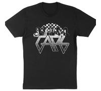 KNHBtuhv2 VTG Retro The Cars Band Unisex T-Shirt Black M