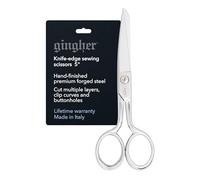 Knife Edge Sewing Scissors 5"-W/Leather Sheath
