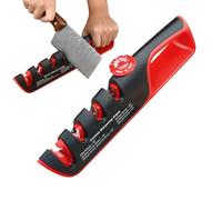 Knife Sharpener - 6 Mode Precision Cutter Tool, Adjustable Angle Kitchen and Scissors Sharpening Gadget with Professional Edge Maintenance, Ideal for Home Chef Butcher Shop Craft Workshop