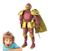 Knight Action Figures MUSABLE, Action Figure Knight Colección Knight 3D | Exquisita estatua medieval, figura coleccionable multifuncional para amantes,