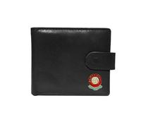 Knight Aldershot Town Football Club - Cartera de piel negra, Black